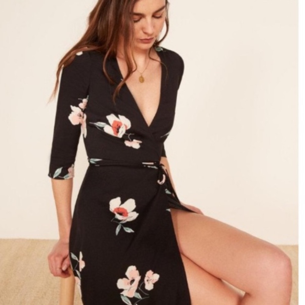 Reformation Carrie Floral dress